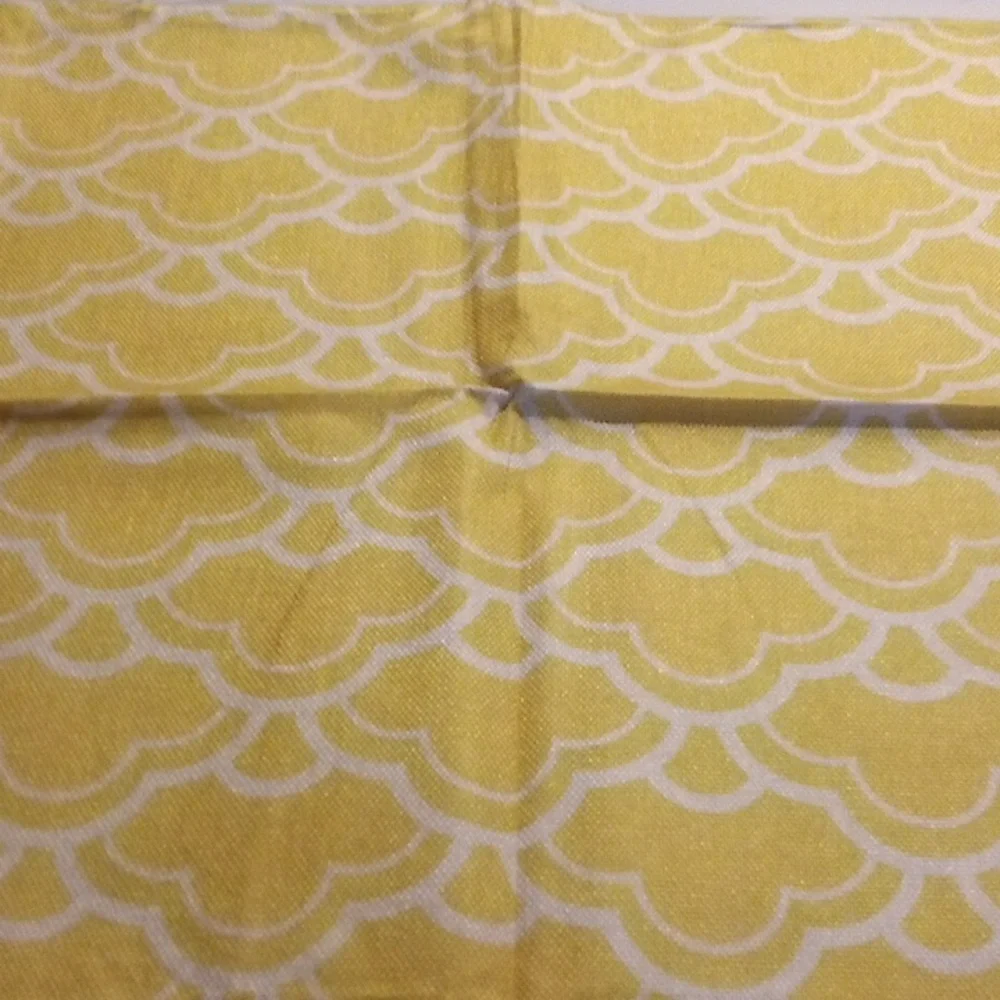 Throw‎ Pillow Covers Set of 4 Yellow Geometric Print 17x17